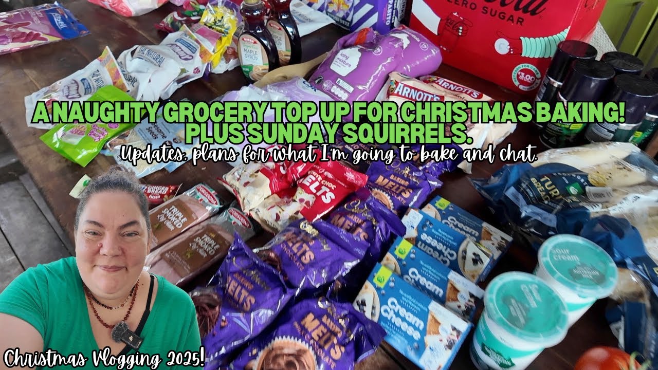 A quick naughty top up shop! Sunday Squirrels! Whats happening and whats planned!  - Vlogmas 2025
