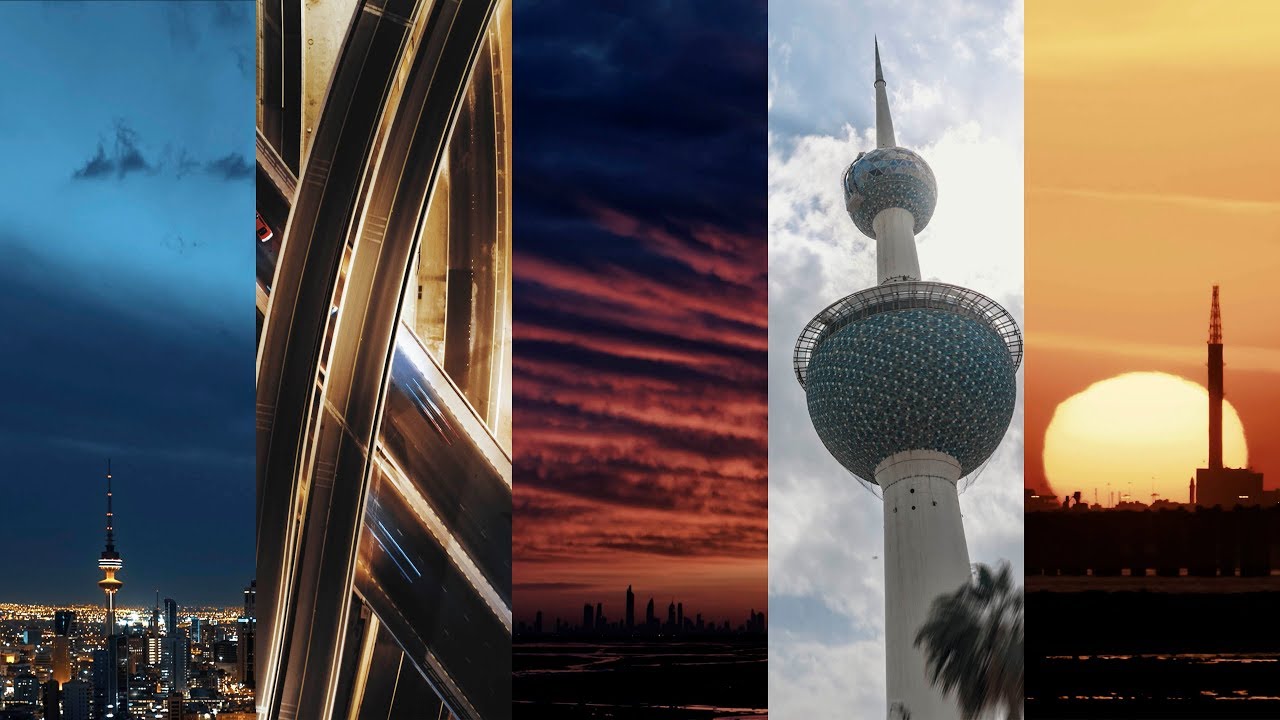 Kuwait Hyperlapse 4K - كويت هايبر لابس