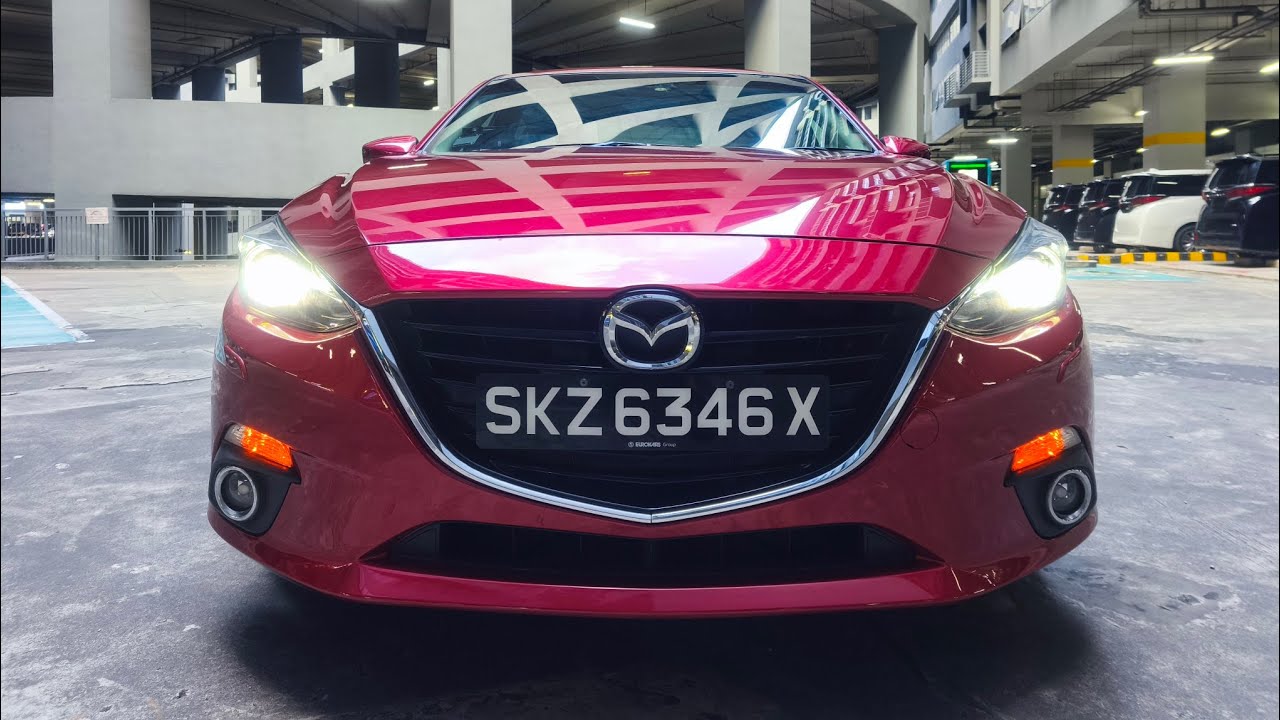 2016/01 MAZDA3 4-DOOR SEDAN 1.5L SP.6AT SUNROOF HI-SPEC (SKZ6346X)-Singapore Cars for Export 