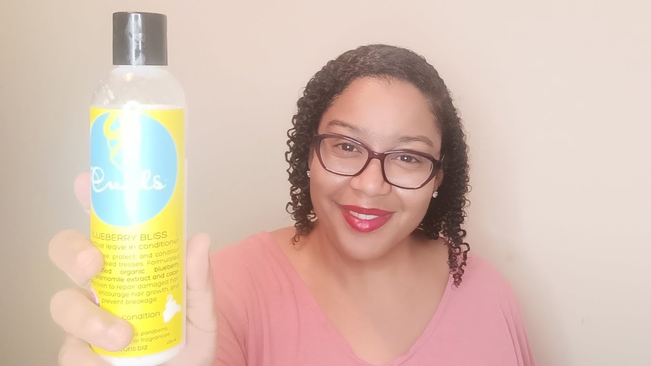 CURLS BLUEBERRY BLISS REPARATIVE LEAVE IN CONDITIONER RESULTS AND REVIEW!