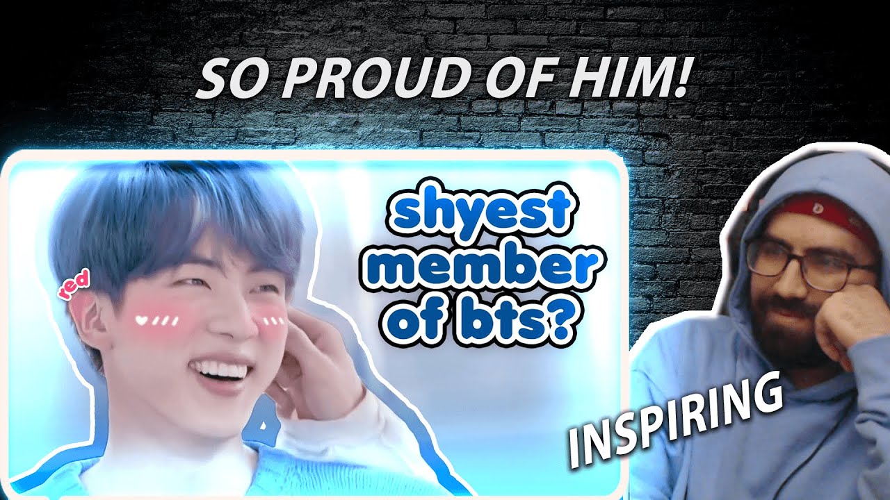So proud of him! - jin, the shyest member of bts | Reaction