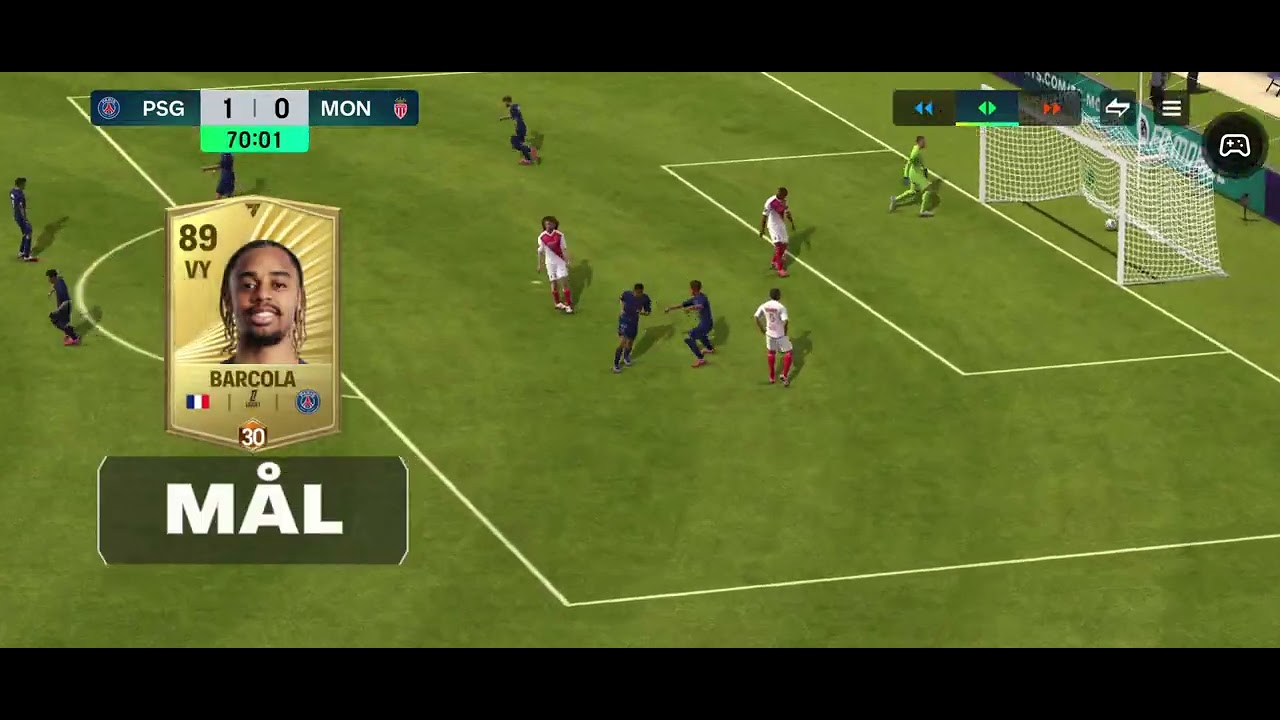 Fc mobile. PSG vs AS Monaco