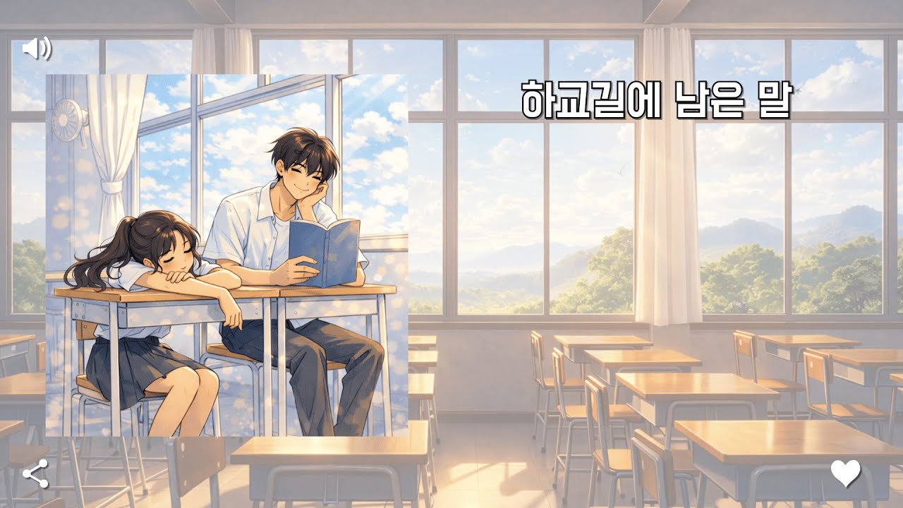 하교길에 남은 말