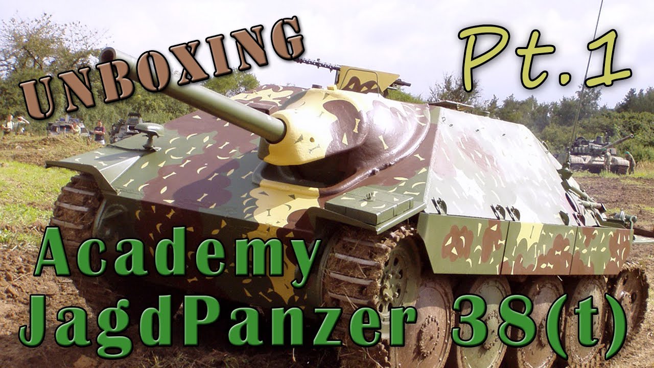 Academy 1/35 Jagdpanzer 38(t) Hetzer Unboxing