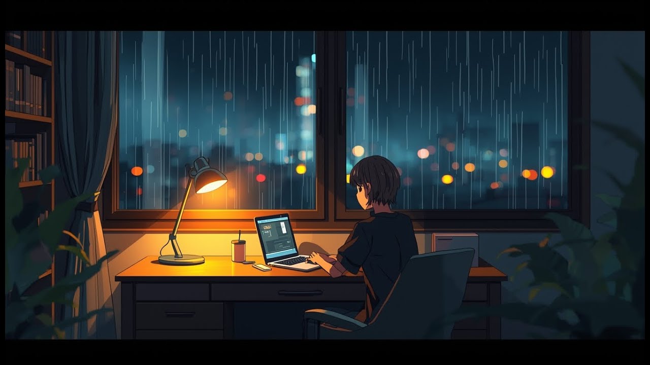 Lights Still On — Streets Without Time · Minimal Night Lo-Fi (1 Hour)