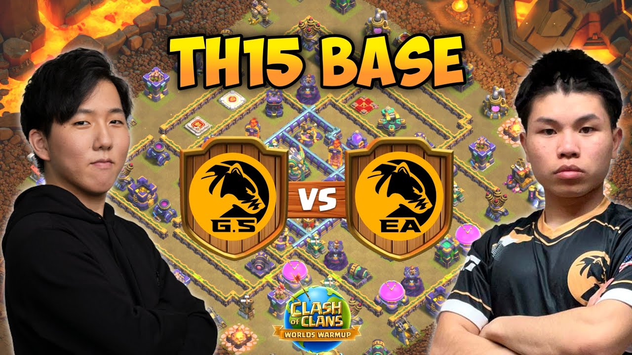 Chasmac G.S vs Chasmac EA Bases | Top 6 TH15 War Bases with Link
