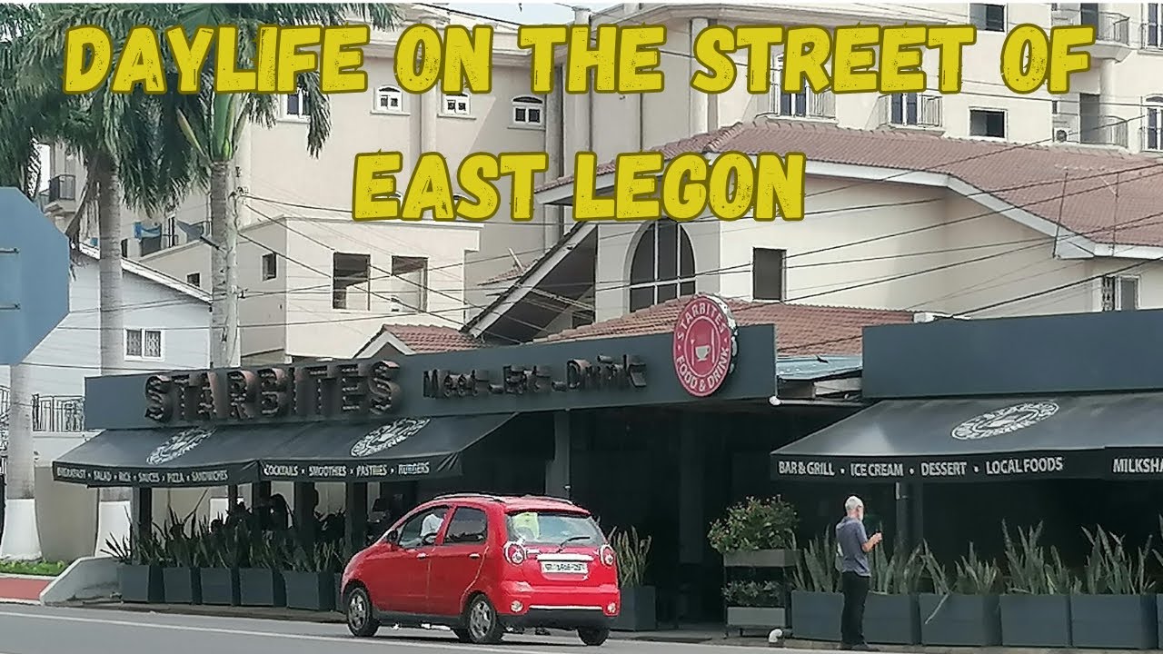 Enjoy The Drive Through On The Street Of East Legon, Accra Ghana. 4K
