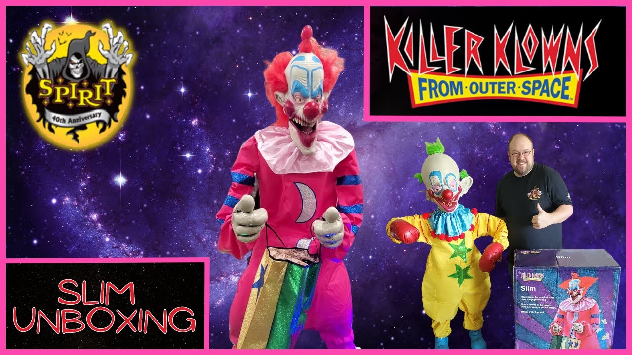 Spirit Halloween Slim Animatronic | Unboxing | Killer Klowns From Outer Space