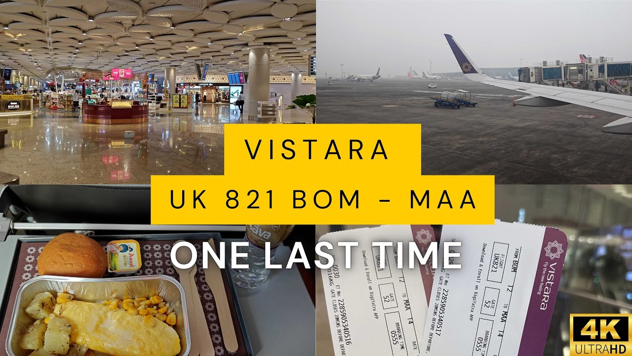 One last adventure: UK821 A320 NEO Mumbai to Chennai flight experience ✈️