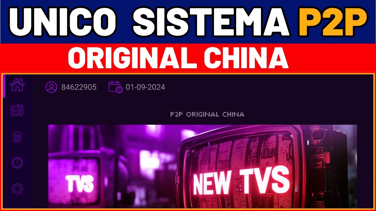 P2P BINSTREAM ORIGINAL CHINA VOLTOU 🔥 [ UNICO P2P ORIGINAL CHINA ] TV BOX SMART TV