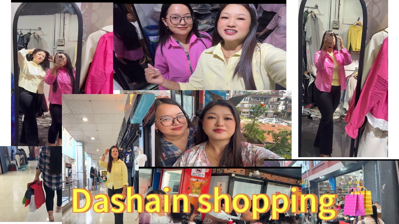 Dashain shopping with dear friend seema😍At Buddha bisal bazar pokhara| keep watching and supporting 