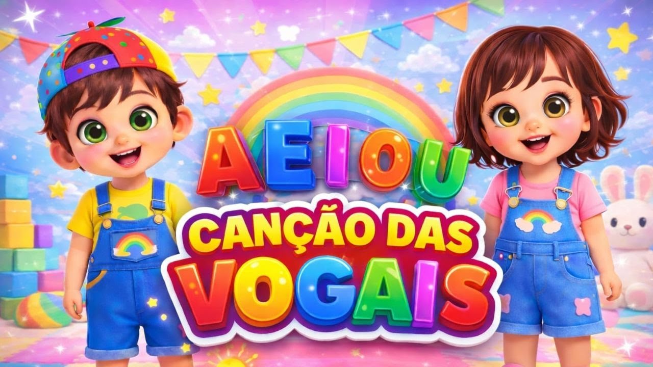 A E I O U - CANÇÃO DAS VOGAIS (Desenho Infantil)