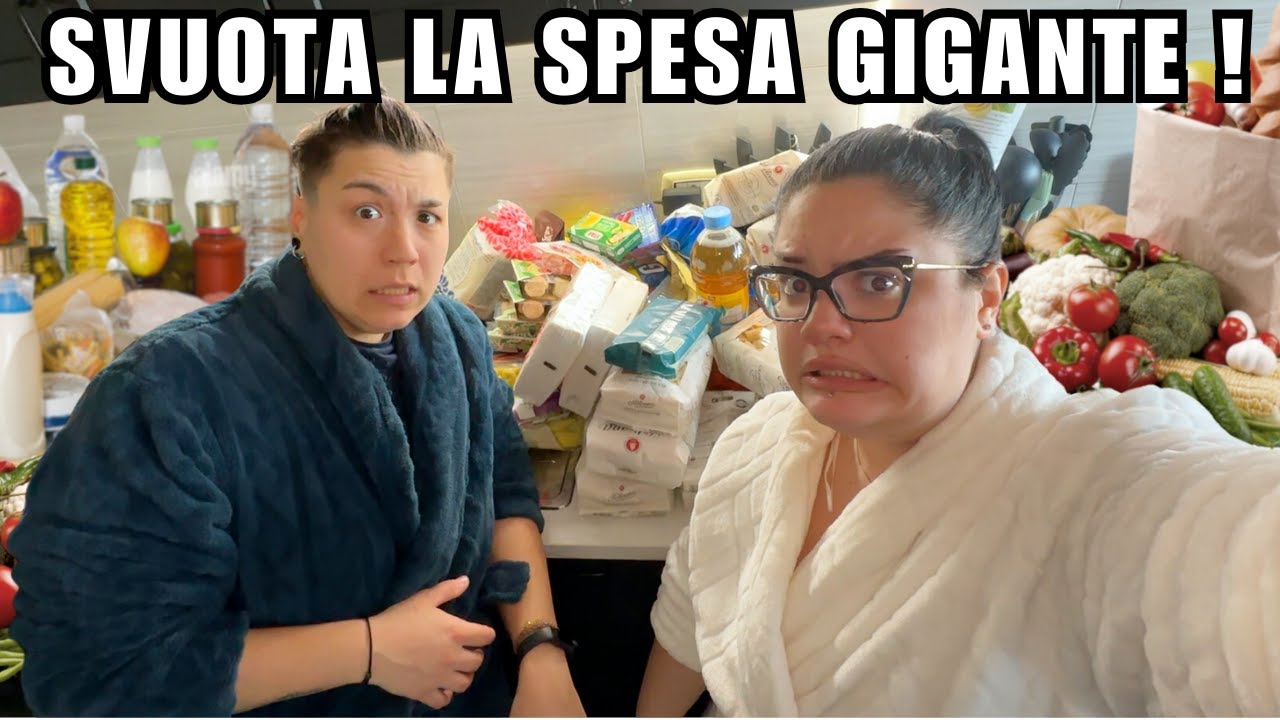 SVUOTA LA SPESA GIGANTE FATTA DA MIA MOGLIE... NON COMMENTO NEANCHE AHAH / chiara paradisi
