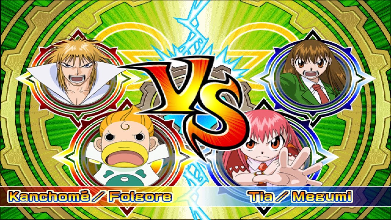 Kanchom&eacute;/Folgore vs Tia/Megumi - Zatch Bell! Mamodo Battles
