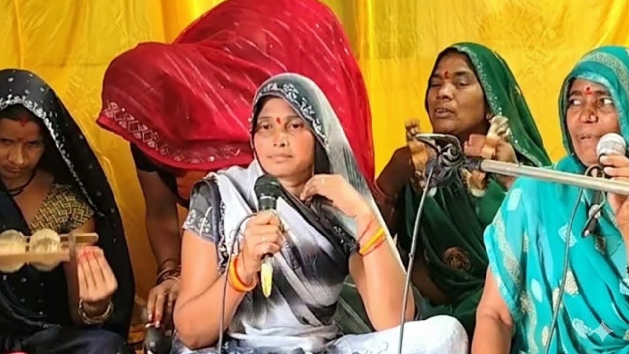 चंदा जागर सूरज जगाया तारे जगाया जागी नैना महिला टीम कीर्तन भजन