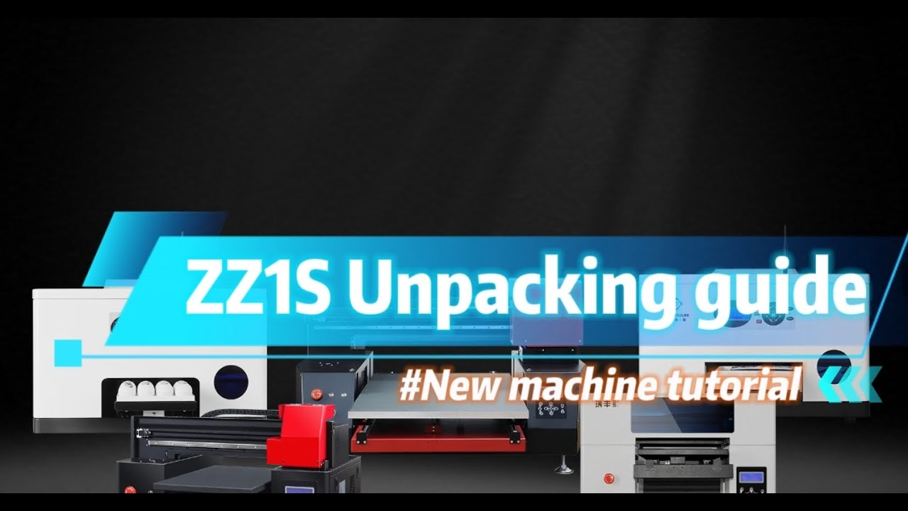 Refinecolor ZZ1S UV Printer Unpacking Manual #uvprinting #uvprinter #diycrafts