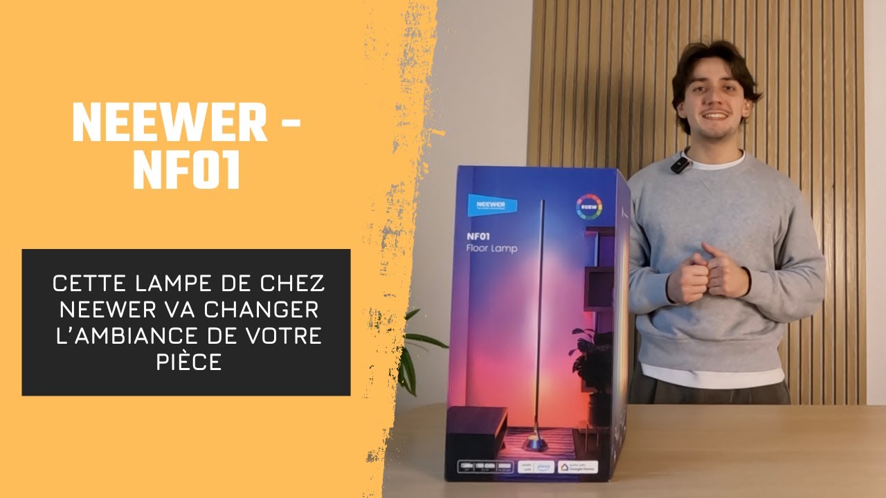 CETTE LAMPE NF01 DE CHEZ NEEWER VA CHANGER L'AMBIANCE DE VOTRE PIÈCE ! ✅