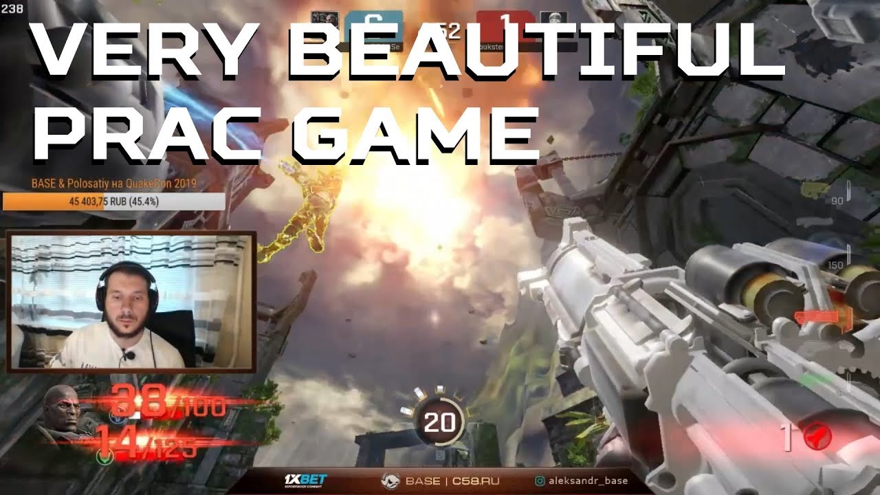 c58.BASE vs bukster (VERY BEAUTIFUL PRAC GAME)&ndash; Quake Champions