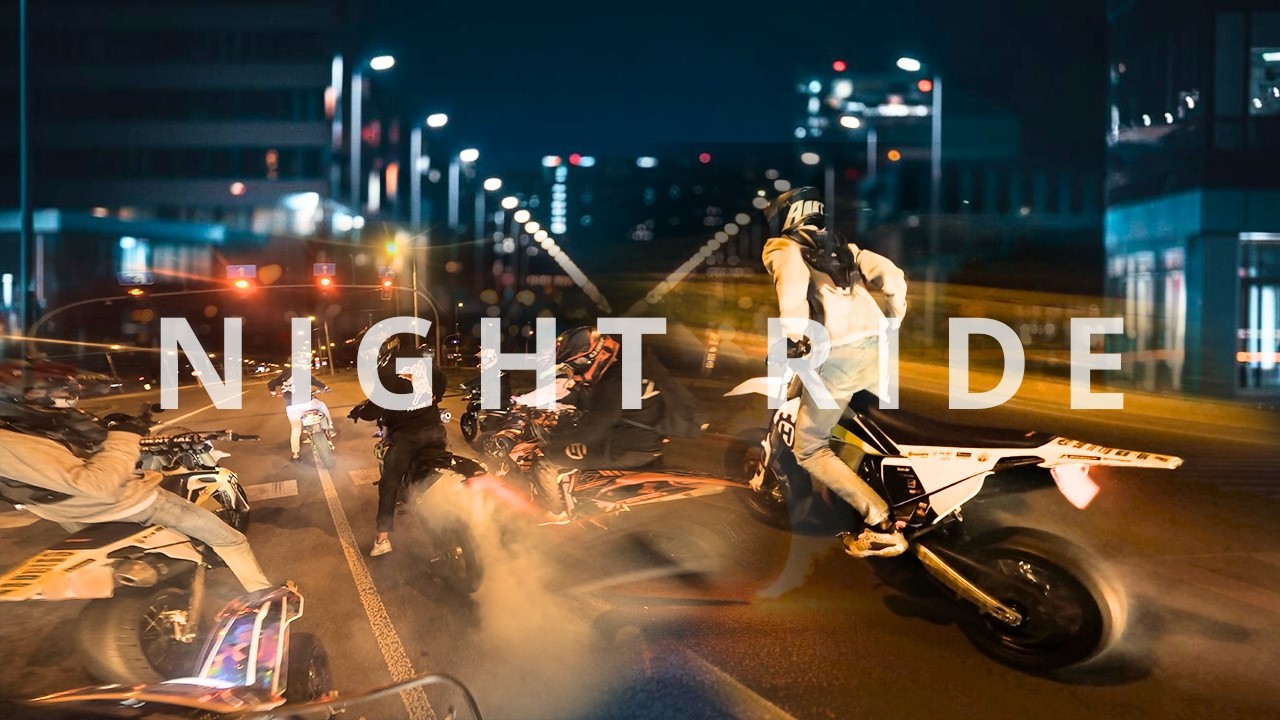 Supermoto Night Ride | Nocne Upalanie