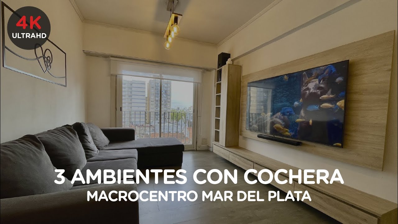 RESERVADO Departamento 3 ambientes con cochera – Macrocentro Mar Del Plata #6486324