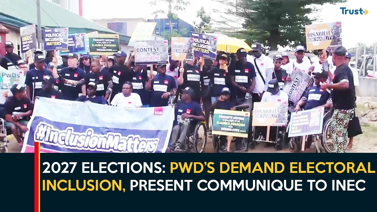 2027 Elections: PWDs Demand Electoral Inclusion, Present Communique To INEC