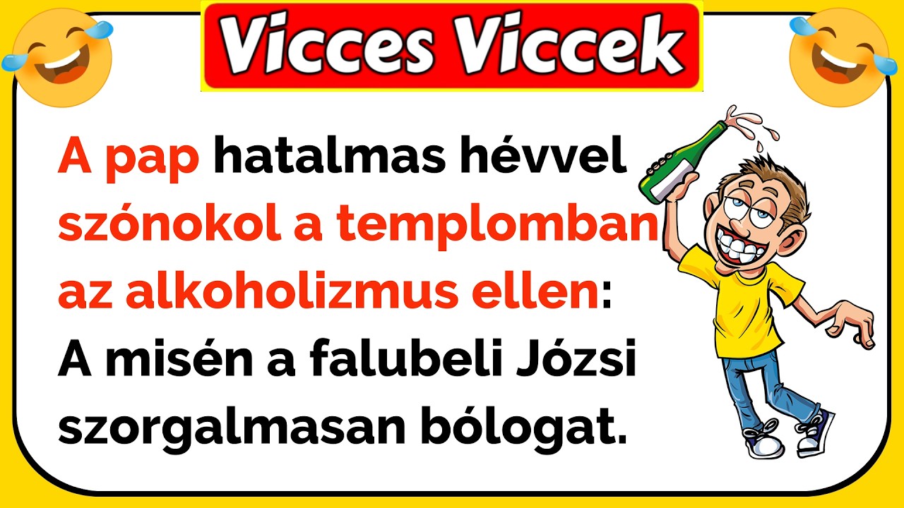 🤣 A templomban az alkoholizmus ellen sz&oacute;l a szentbesz&eacute;d! ⛪🍷