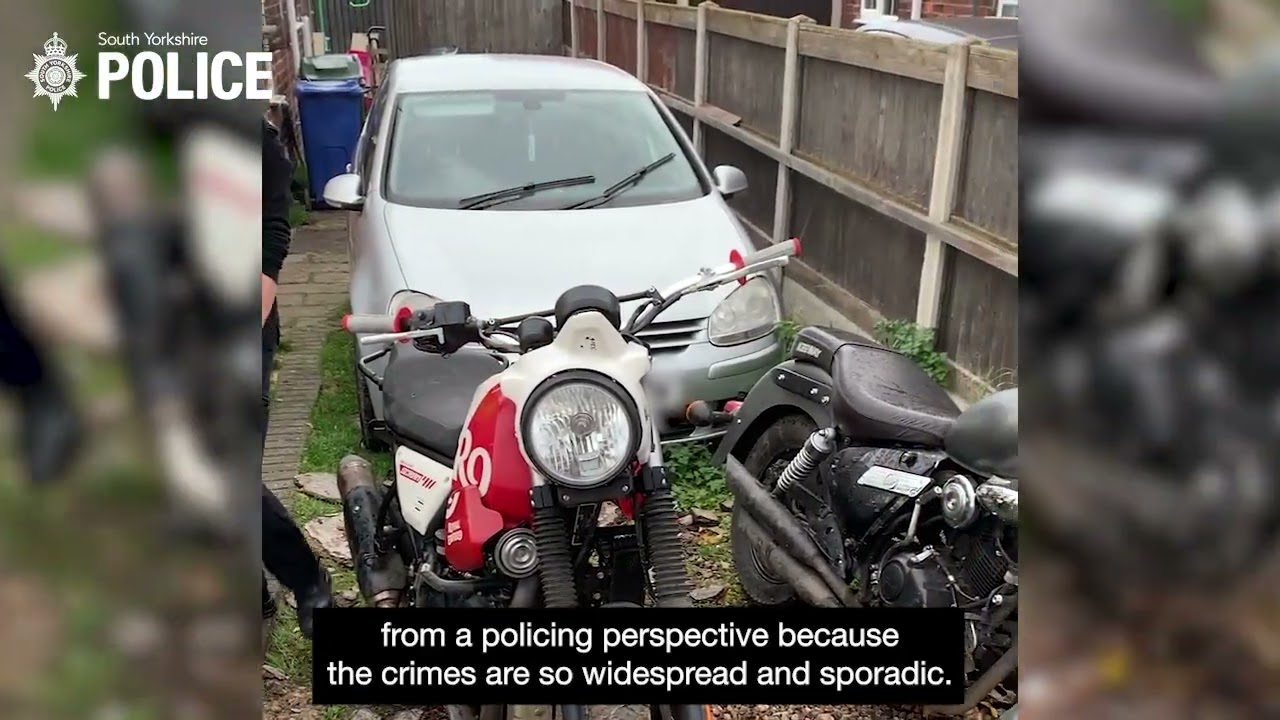 Operation Spoke Alpha cracks down on motorbike thieves in Doncaster