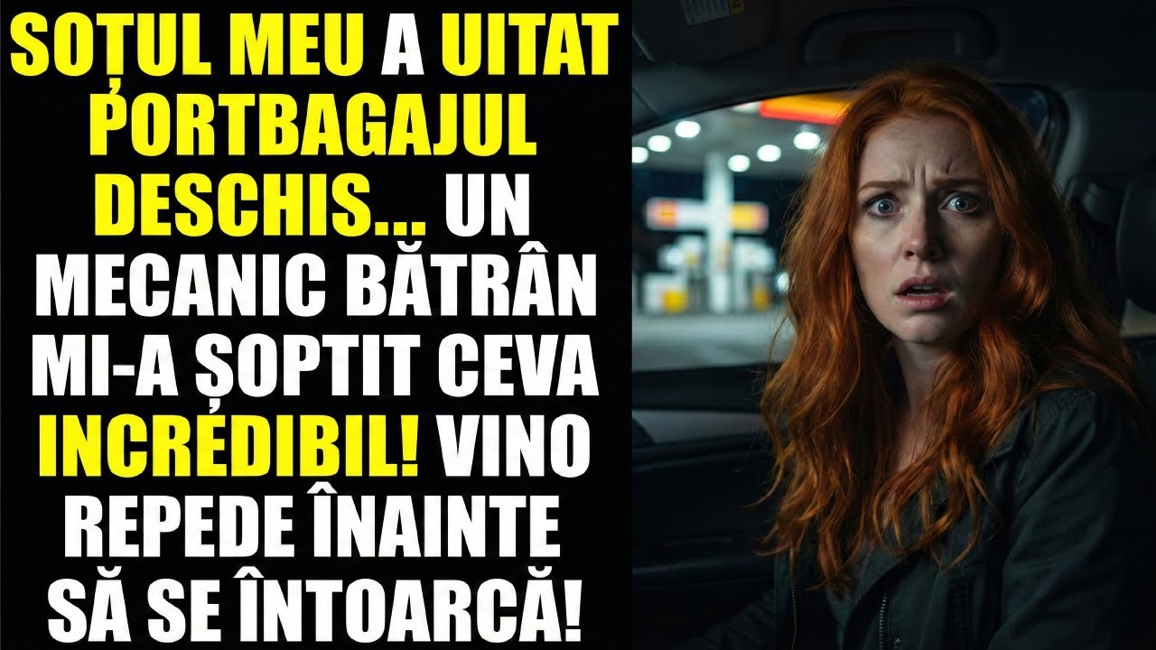 Mecanicul de la benzinărie a șoptit. „Cât timp soțul dumneavoastră cumpără o cafea, uitați-vă...