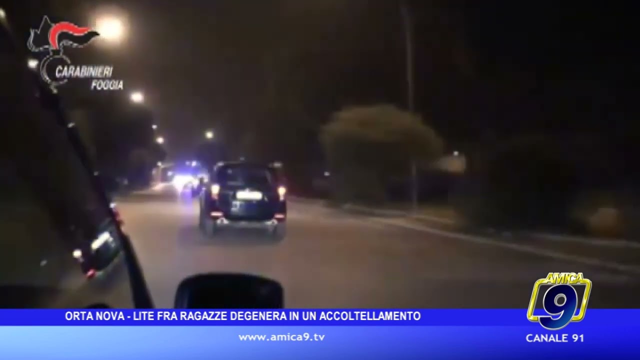 Orta Nova - Lite fra ragazze degenera in un accoltellamento