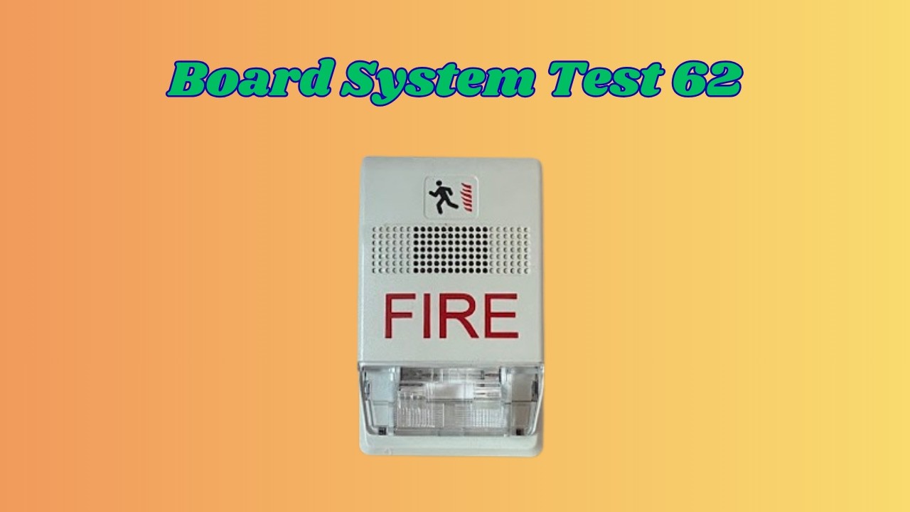 Board System Test 62 with the Fire Lite MS-4424B