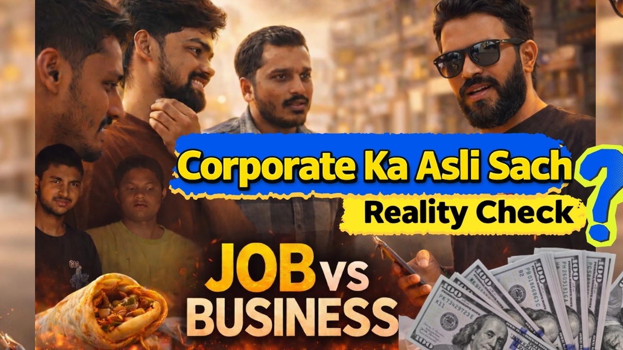 Corporate Employee vs Thela Wala 😳 Earnings Ka Real Comparison | HSR Vlog