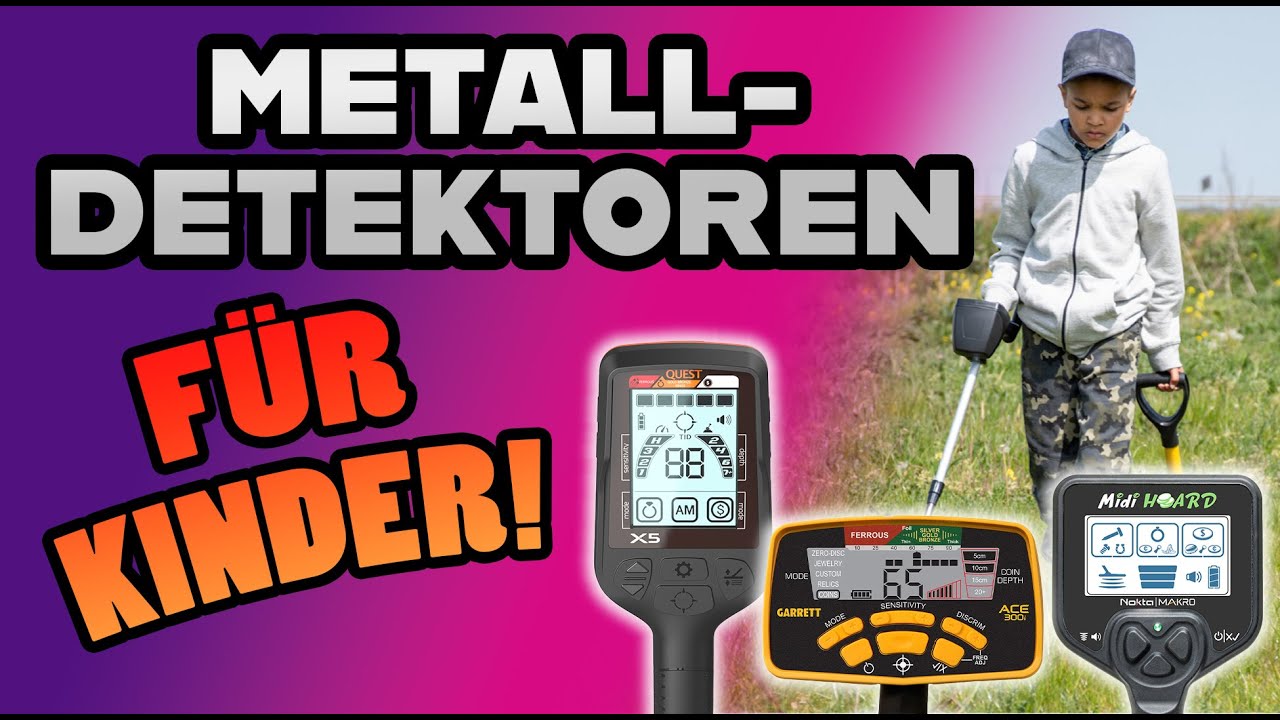 Ratgeber: Kinder Metalldetektor kaufen? Darauf muss man achten! Schatzsuche als Hobby f&uuml;r Kinder!