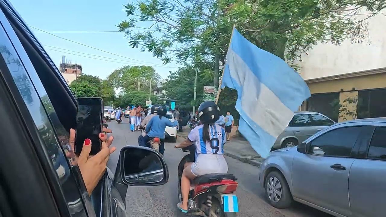 FESTEJO ARGENTINA CAMPEON MUNDIAL