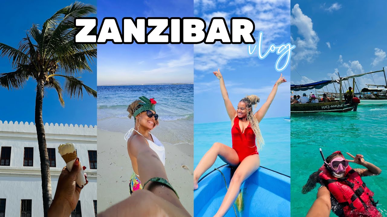 Zanzibar Travel Vlog 🌴: Snorkeling | Sea Turtles | Stone Town Shopping | Beach Visits | Market Food