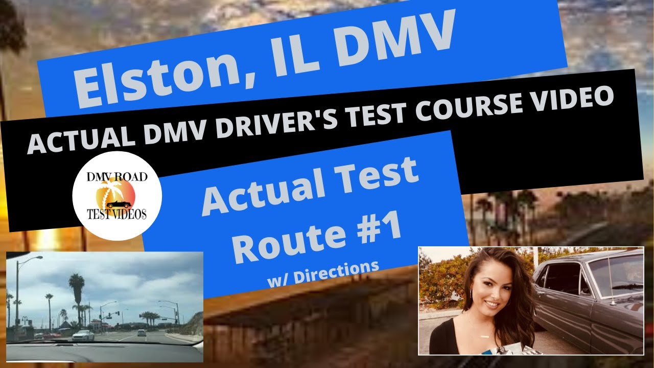 Chicago DMV Test Route #1 North Elston IL Behind the Wheel Driver's License Road Test Course
