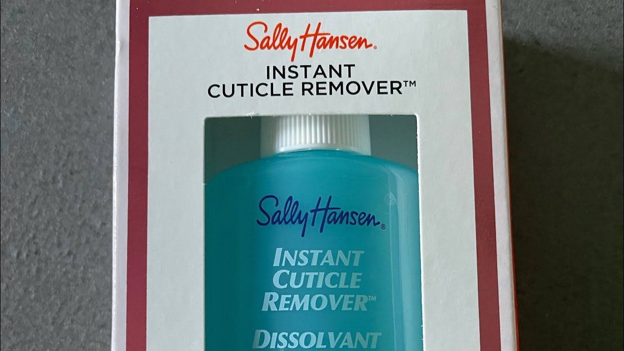 Manicure classica con Istant Cuticle Remover di Sally Hansen
