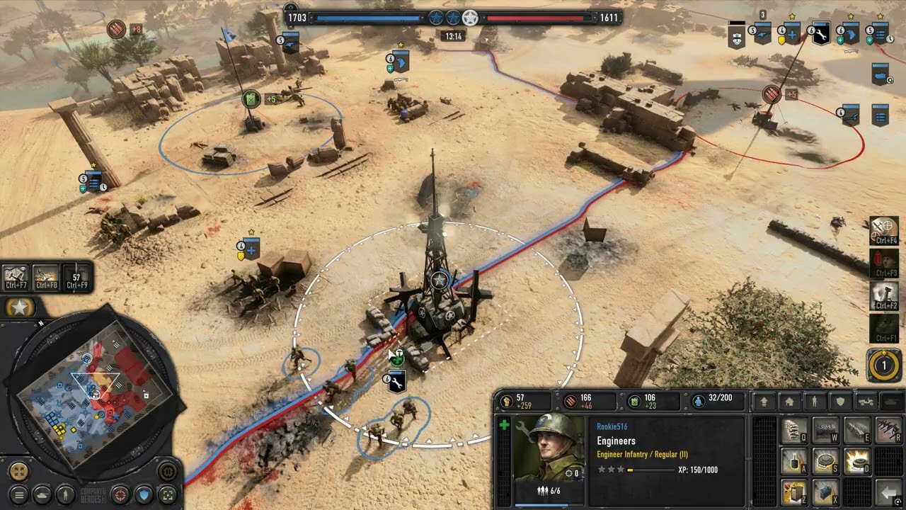 Coh 3 Spearhead III Mod PvP #9 - 2v2 - US Special Ops + Air Support