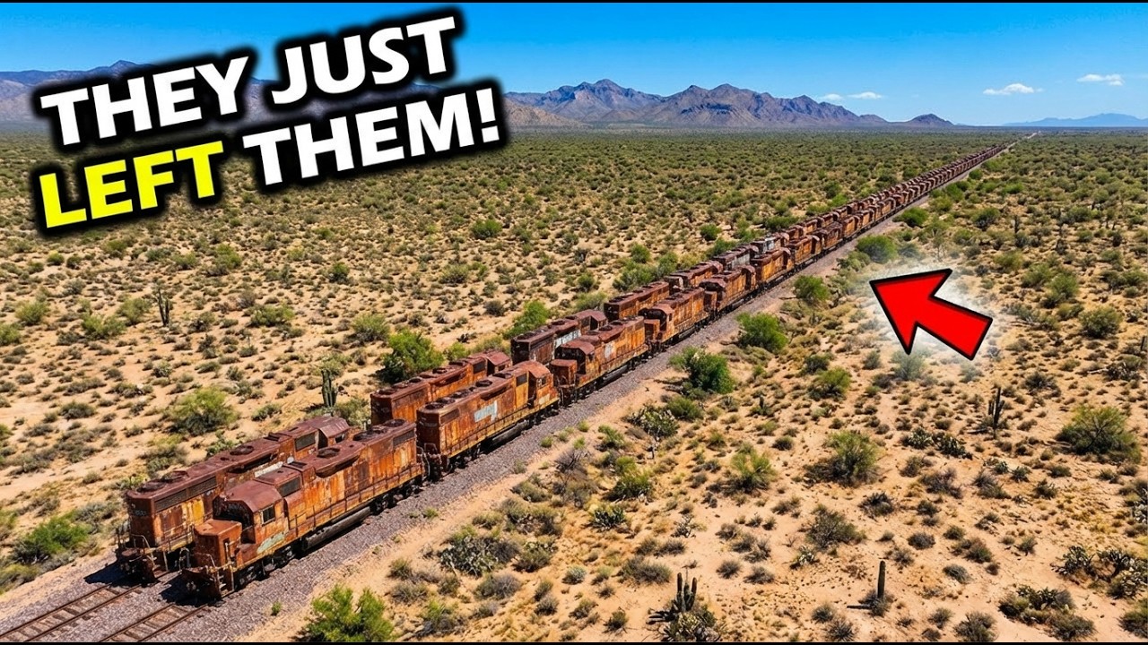 Why Are Hundreds of Locomotives Abandoned in the Desert