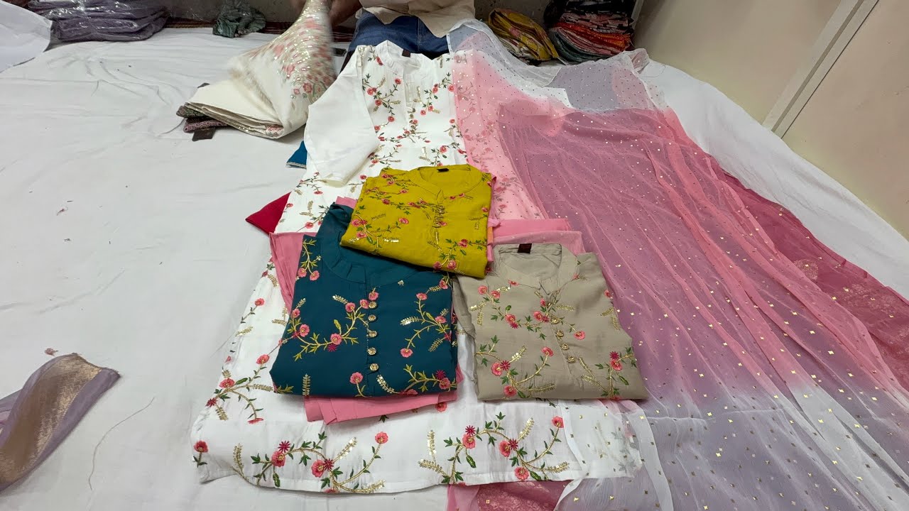 Chickpet Bangalore Wholesale Umbrella kurtis & Party wear Kurti sets  🚨Single piece courier avail.