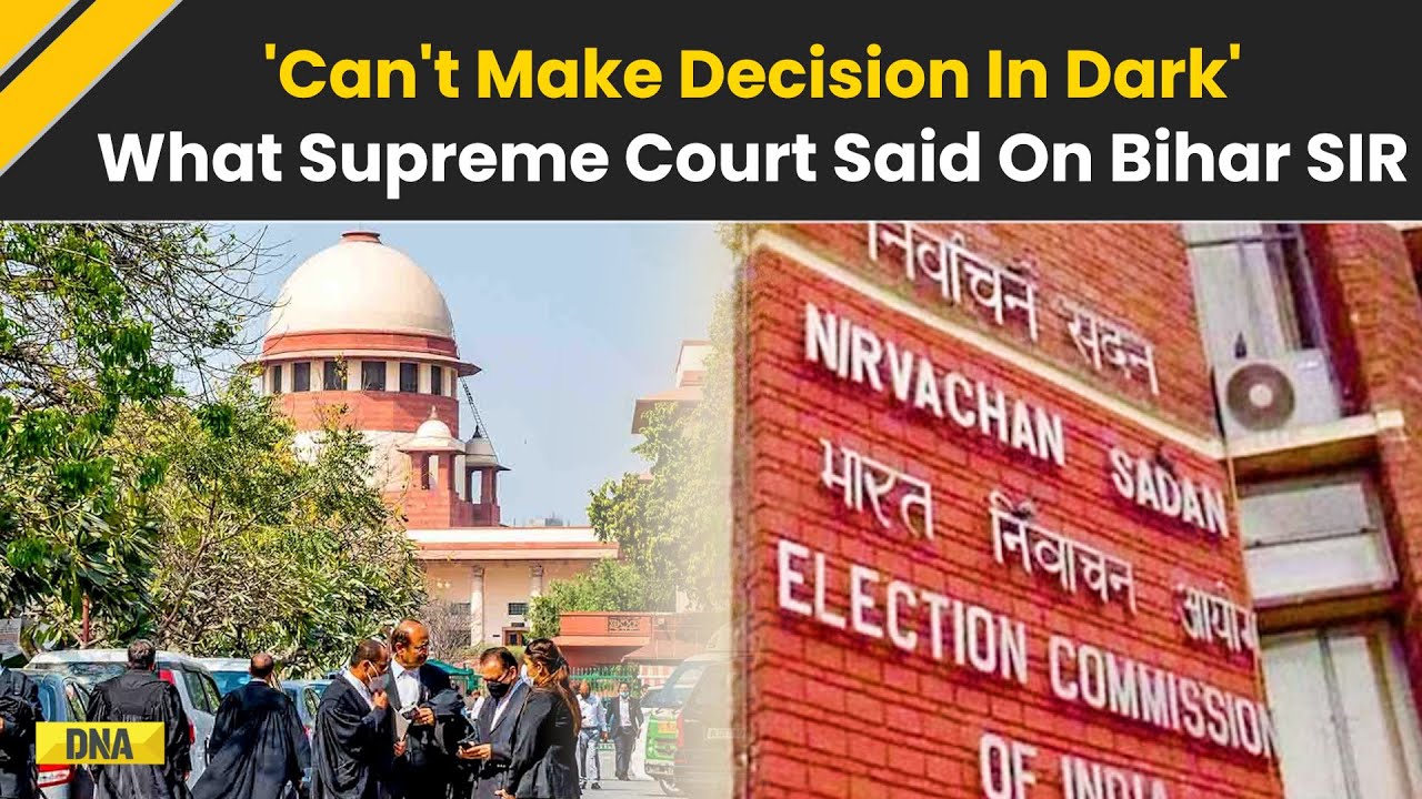 Bihar Election 2025: 'Can't Make Decision In Dark' Supreme Court's Deadline To EC On Bihar SIR