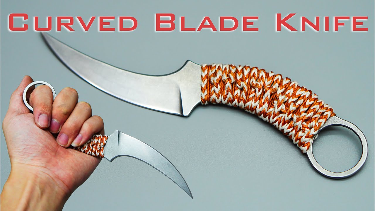 Knife Making | Curved Blade Knife ( with Finger ring )