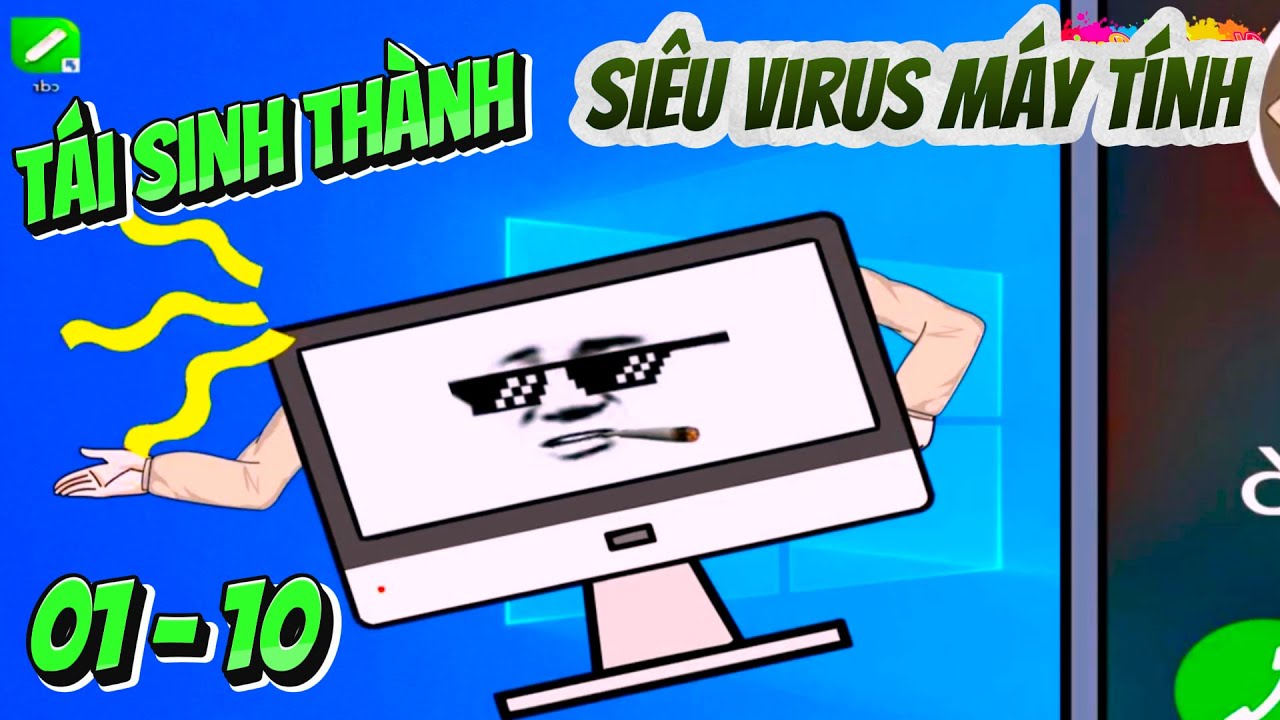 [Tập 01 - 10] Tái sinh thành siêu virus máy tính | Panda Sub