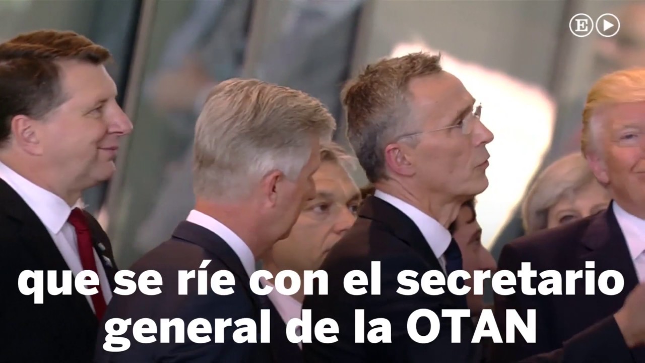 El empujón de Trump al primer ministro de Montenegro | Internacional