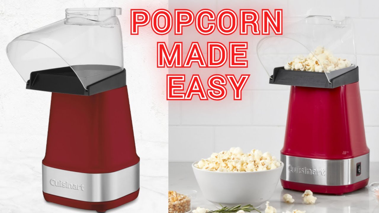 EASYPOP Popcorn Maker unboxing—IN REAL TIME Popcorn making TEST