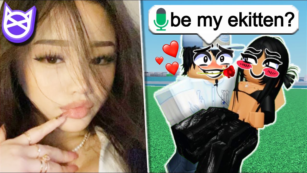 i hired a E-GIRL to play roblox with me...