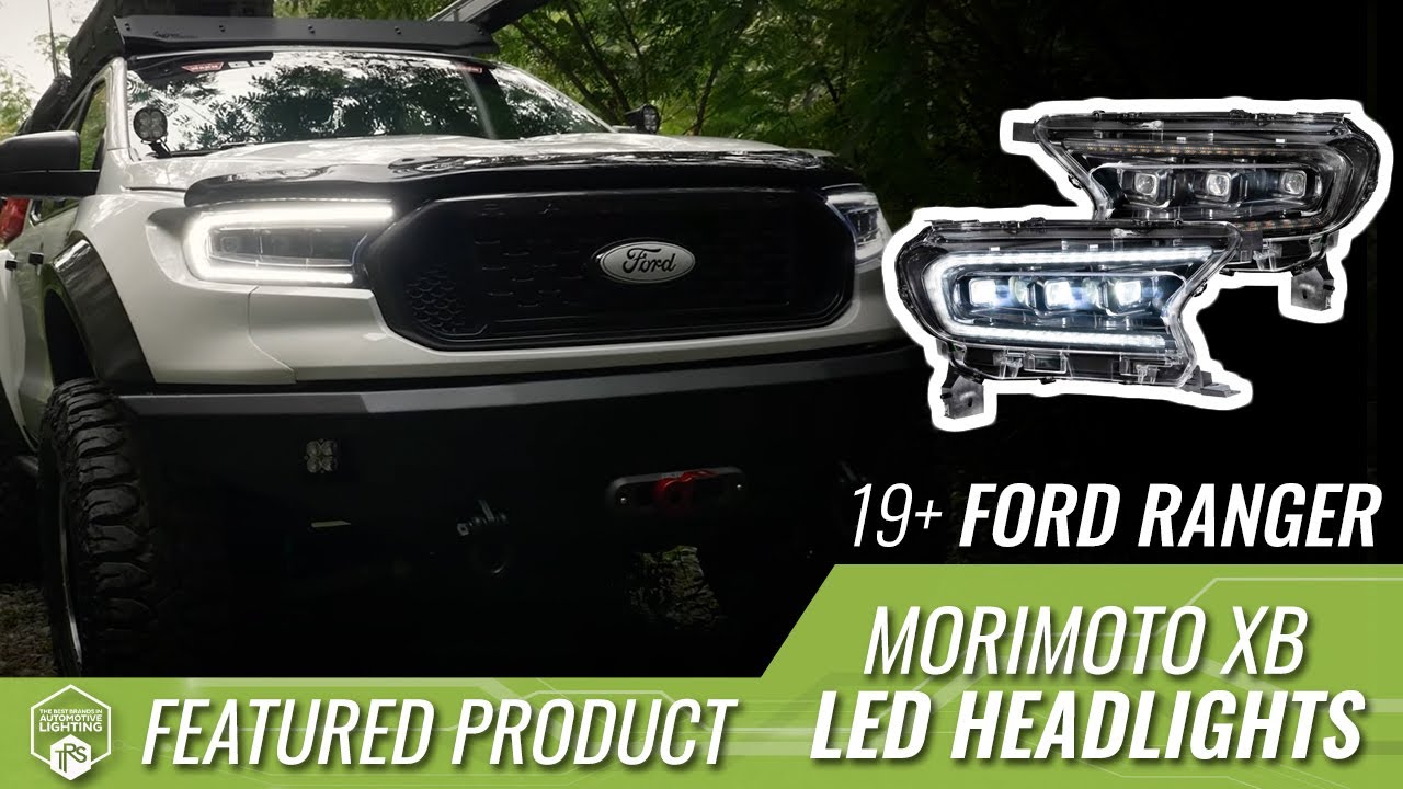 The BEST Performing LED Headlights for the 2019+ Ford Ranger: Morimoto XB LED Headlights