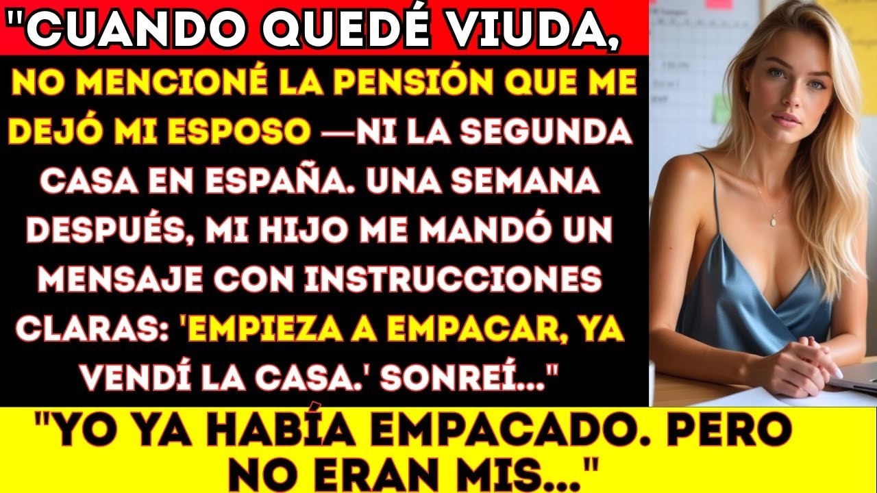 Después de quedar viuda, nunca le conté a mi hijo sobre la segunda casa en España  Qué bueno que