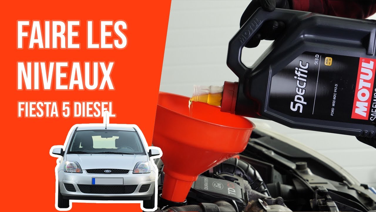 Faire ses niveaux Fiesta 5 1.4 TDCI 📏