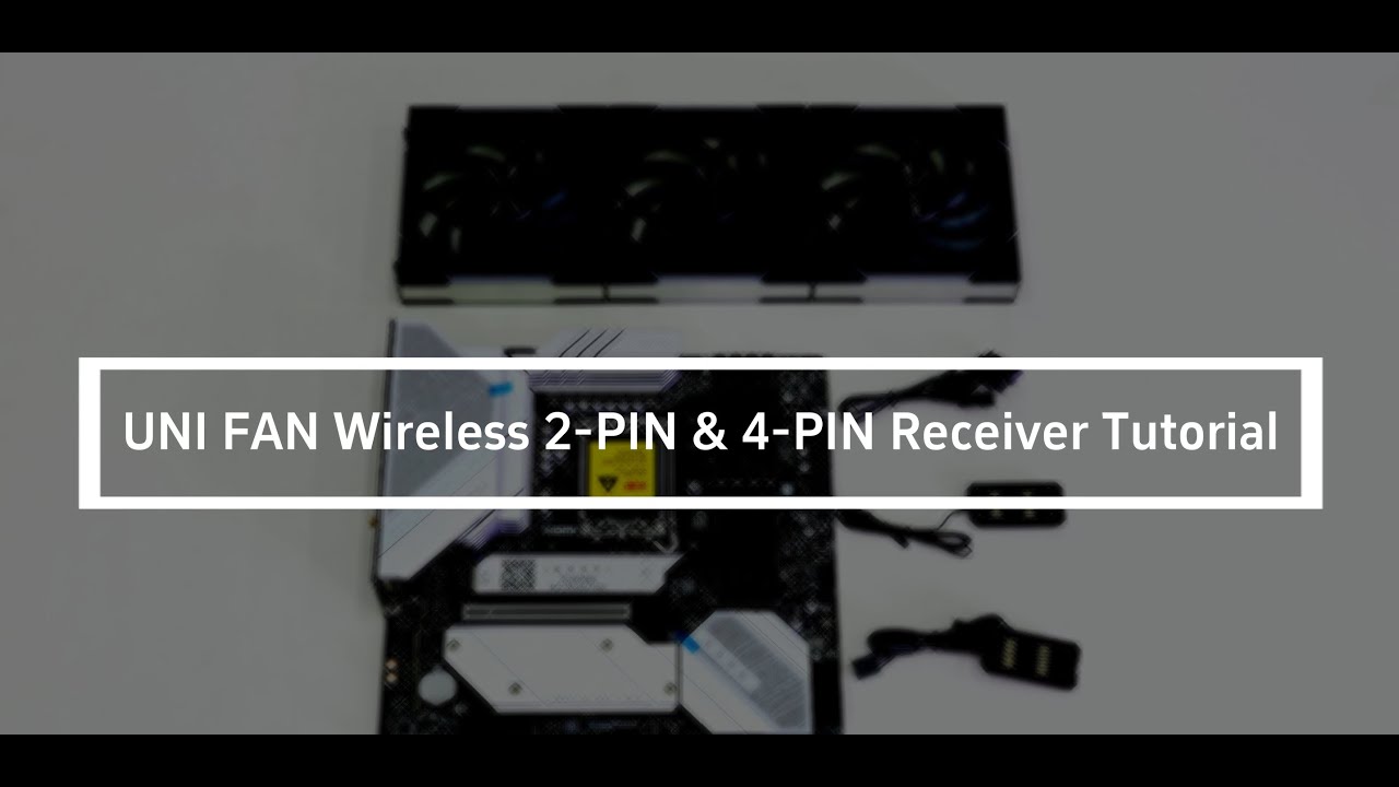 UNI FAN WIRELESS 2-PIN & 4-PIN Receiver Tutorial