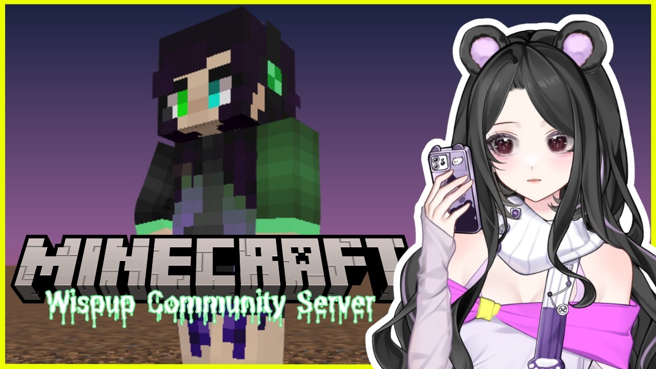 【MINECRAFT】But I make my new home (Wispup Community Server) #ChocoMilkTV #ENVtuber
